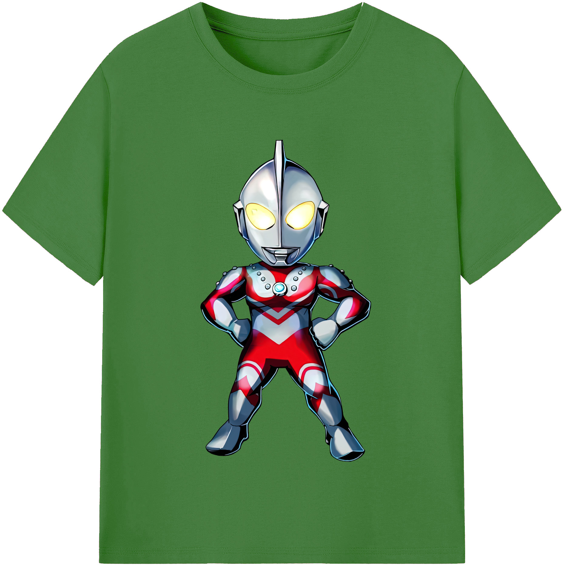 （画像用） ウルトラマン Ultraman レディースカジュアルプリントTシャツ（綿100％）